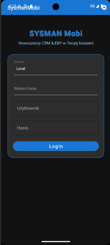 SysmanMobile demo 1
